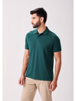 MH&Y - Teal Green Pima Cotton Polo T-Shirt