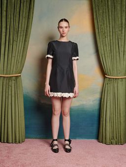 Sister Jane - Black Avante Taffeta Mini Dress