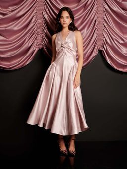 Sister Jane - Pink Muse Taffeta Midi Dress
