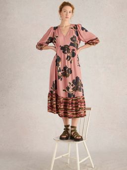 White Stuff - Multi Color Lucy Midi Dress