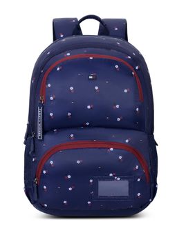 Tommy Hilfiger - Navy Blue Unisex High School Backpack Pixel (7-12 Years)