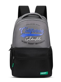 United Colors of Benetton - United Colores of Benetton Unisex High School Backpack Calafia - Grey (7-12 Years)