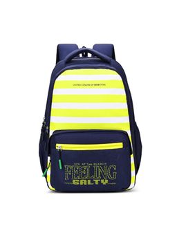 United Colors of Benetton - United Colores of Benetton Unisex High School Backpack Cipher - Lime (7-12 Years)