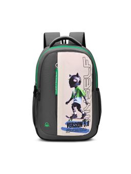 United Colors of Benetton - United Colores of Benetton Unisex High School Backpack Metaverse - Navy (7-12 Years)