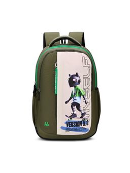 United Colors of Benetton - United Colores of Benetton Unisex High School Backpack Metaverse - Navy (7-12 Years)