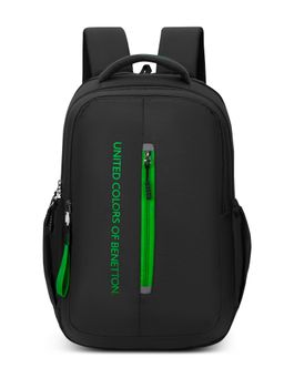 United Colors of Benetton - United Colores of Benetton Unisex High School Backpack Runway - Black (7-12 Years)