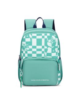 United Colors of Benetton - United Colores of Benetton Unisex High School Backpack Snoopy - Green (7-12 Years)