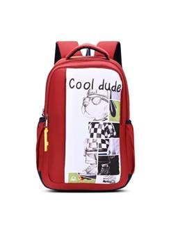 United Colors of Benetton - United Colores of Benetton Unisex High School Backpack Veltri - Red (7-12 Years)