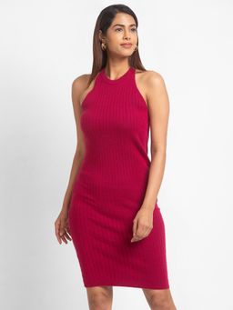 Globus - Salmon Stripes Bodycon Dress