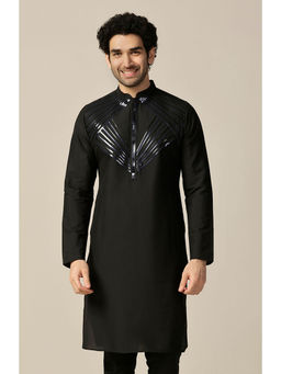 KISAH - Men Black Kurta