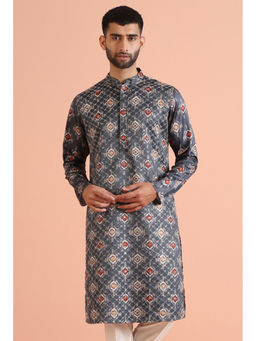KISAH - Men Grey Kurta