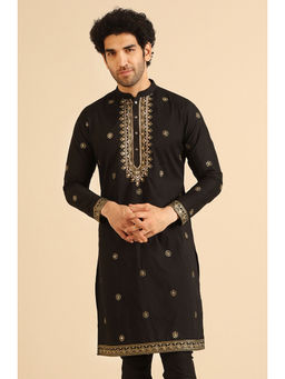 KISAH - Men Black Kurta