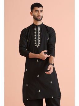 KISAH - Men Black Kurta