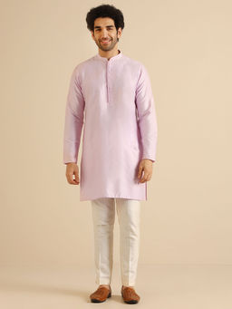 KISAH - Men Lavender Kurta and Pant (Set of 2)