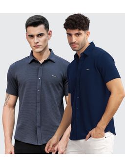 Parcel Yard - Men Summer Wear Regular Fit Multi-Color Shirts (Pack of 2)