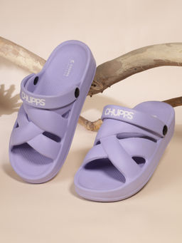 Chupps - Women Maven Purple Casual Slide Clogs