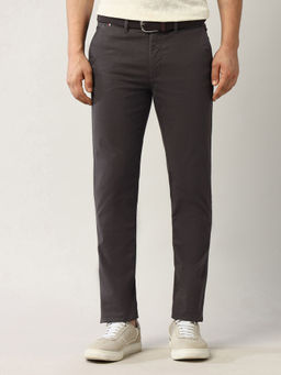 Arrow Sports - Brown Solid Slim Fit Trouser