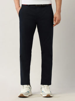 Arrow Sports - Blue Solid Slim Fit Trouser