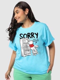 Bewakoof - Blue Graphic T-Shirts