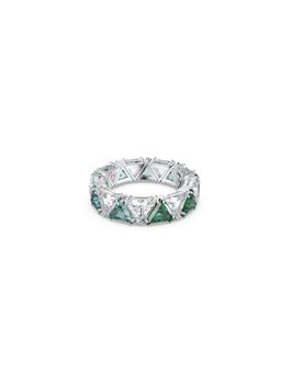 SWAROVSKI - Green Rhodium Plated Ring