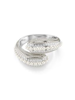 SWAROVSKI - White Rhodium Plated Kada (S)