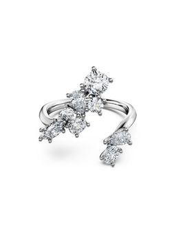 SWAROVSKI - White Gold Plated Ring (55)
