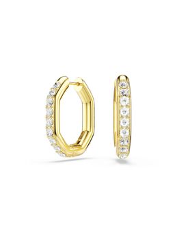 SWAROVSKI - White Gold Plated Hoops