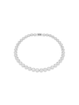 SWAROVSKI - White Rhodium Plated Necklace (XS)