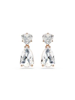 SWAROVSKI - White Rose Gold Plated Drops & Danglers