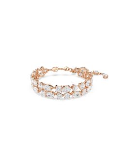 SWAROVSKI - Rose Gold Rose Gold Plated Bracelet (M)