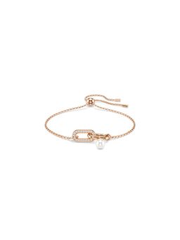 SWAROVSKI - White Rose Gold Plated Bracelet (M)