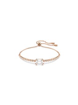 SWAROVSKI - White Rose Gold Plated Bracelet (M)
