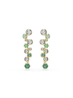 SWAROVSKI - Green Gold Plated Drops & Danglers