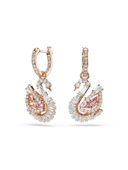 SWAROVSKI - Pink Rose Gold Plated Drops & Danglers