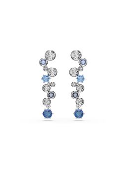 SWAROVSKI - Blue Rhodium Plated Drops & Danglers