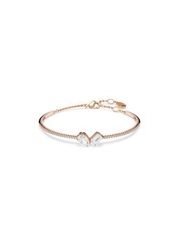 SWAROVSKI - White Rose Gold Plated Bracelet (M)