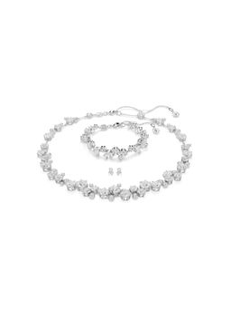 SWAROVSKI - White Rhodium Plated Jewellery Set