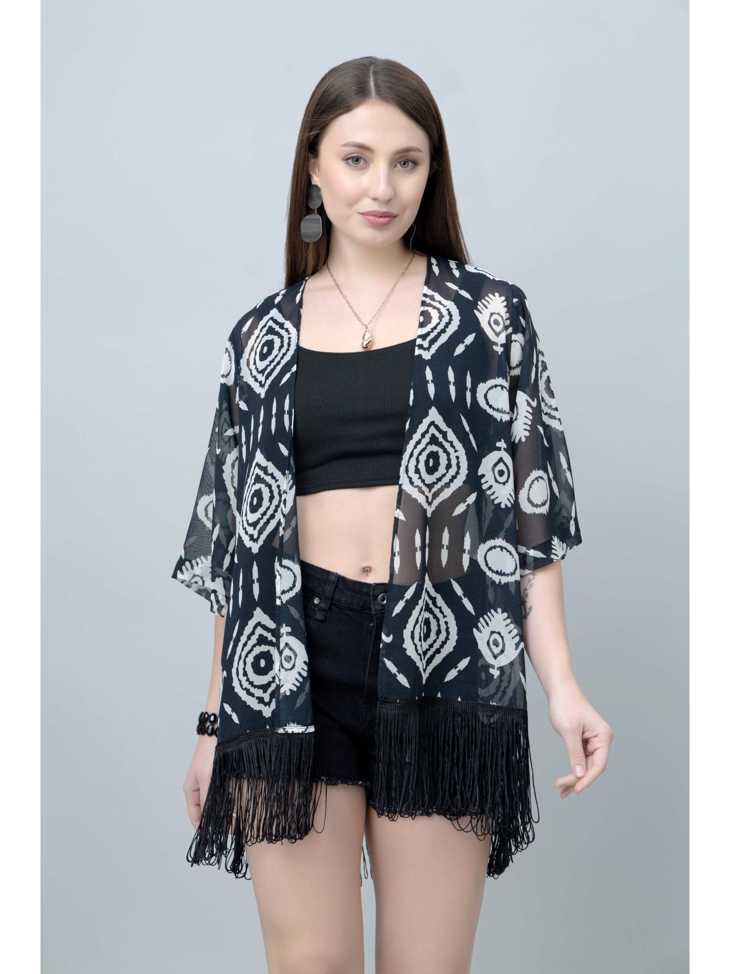 purys Abstract Print Kimono-picture-22