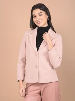 CRIMSOUNE CLUB - Women Peach Formal Coat