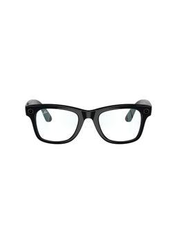 Ray-Ban Meta - Square Unisex Clear Lens Black Frame - 0RW4006601/SB50