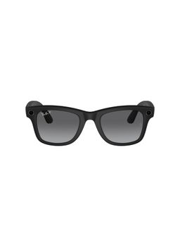 Ray-Ban Meta - Wayfarer Unisex Grey Lens Black Frame Sunglasses - 0RW4006601ST350 (50)