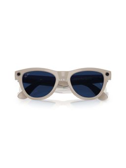 Ray-Ban Meta - Skyler Unisex Clear-Sapphire Lens Grey Frame Sunglasses - 0RW40106700MF52 (52)