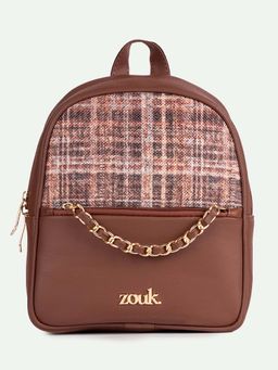 Zouk - Mayra Mini Backpack Cashmere Noir (Copper)