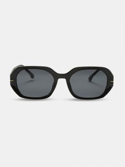 VERO MODA - Black Hexagonal Sunglasses