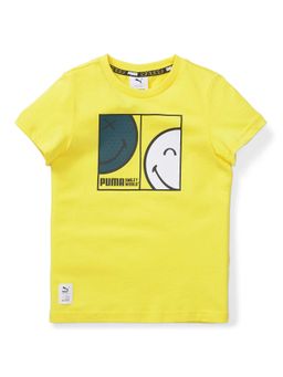 Puma - X Sw Unisex Kids Yellow T-shirts