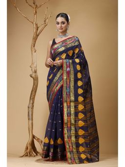 SLAGHA - Womens Ethnic Pure Cotton Saree Without Blouse
