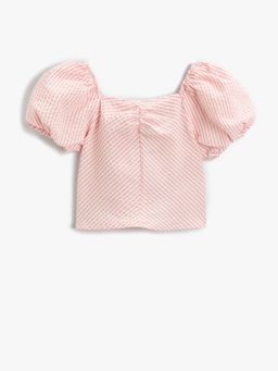 Koton - Girls Pink Stripes Top