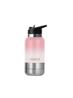 Melbify - 2-in-1 Vacuum Flask Sipper with Straw Thermos Water Bottle Hot & Cold Flask Pink