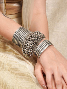 Teejh - Babita Stacked Bracelet (Set Of 3)