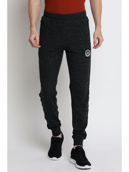 Van Heusen - Men Zipper Pocket & Drawstring Waist Joggers - Black